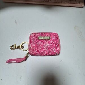 Pink simply southern  Keychain Wallet